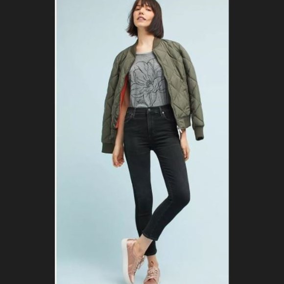 NWT Anthropologie Citizens of Humanity Rocket High-Rise Skinny Jeans Size 26